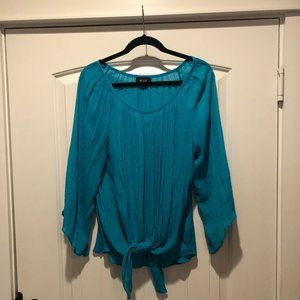 Blouse/Womens/Turquoise/SizeOX